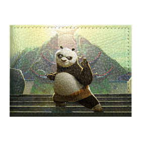 Обложка для студенческого билета с принтом Кунг фу панда в Кировске, натуральная кожа | Размер: 11*8 см; Печать на всей внешней стороне | Тематика изображения на принте: kung fu | kung fu panda | panda | кунг фу | кунг фу панда | кунгфу | панда. кунг фу | по