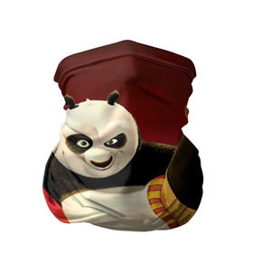 Бандана-труба 3D с принтом Кунг фу панда в Кировске, 100% полиэстер, ткань с особыми свойствами — Activecool | плотность 150‒180 г/м2; хорошо тянется, но сохраняет форму | Тематика изображения на принте: kung fu | kung fu panda | panda | кунг фу | кунг фу панда | кунгфу | панда. кунг фу | по
