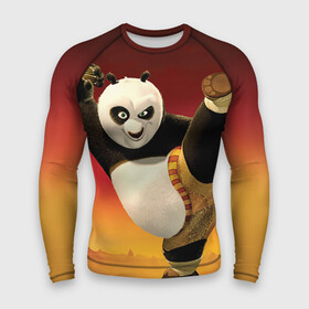 Мужской рашгард 3D с принтом Кунг фу панда в Кировске,  |  | Тематика изображения на принте: kung fu | kung fu panda | panda | кунг фу | кунг фу панда | кунгфу | панда. кунг фу | по