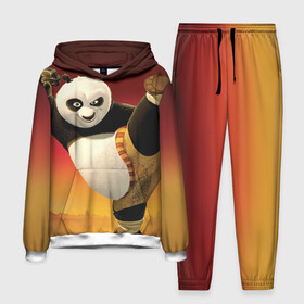 Мужской костюм 3D (с толстовкой) с принтом Кунг фу панда в Кировске,  |  | Тематика изображения на принте: kung fu | kung fu panda | panda | кунг фу | кунг фу панда | кунгфу | панда. кунг фу | по