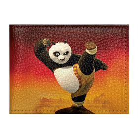 Обложка для студенческого билета с принтом Кунг фу панда в Кировске, натуральная кожа | Размер: 11*8 см; Печать на всей внешней стороне | kung fu | kung fu panda | panda | кунг фу | кунг фу панда | кунгфу | панда. кунг фу | по