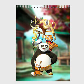 Скетчбук с принтом Кунг фу панда в Кировске, 100% бумага
 | 48 листов, плотность листов — 100 г/м2, плотность картонной обложки — 250 г/м2. Листы скреплены сверху удобной пружинной спиралью | kung fu | kung fu panda | panda | кунг фу | кунг фу панда | кунгфу | панда. кунг фу | по