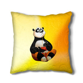 Подушка 3D с принтом Кунг фу панда в Кировске, наволочка – 100% полиэстер, наполнитель – холлофайбер (легкий наполнитель, не вызывает аллергию). | состоит из подушки и наволочки. Наволочка на молнии, легко снимается для стирки | kung fu | kung fu panda | panda | кунг фу | кунг фу панда | кунгфу | панда. кунг фу | по