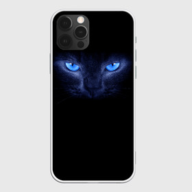Чехол для iPhone 12 Pro Max с принтом Кошка с голубыми глазами в Кировске, Силикон |  | Тематика изображения на принте: глаза | кот | синий