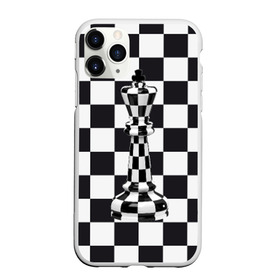 Чехол для iPhone 11 Pro матовый с принтом Ферзь в Кировске, Силикон |  | Тематика изображения на принте: клетки | ферзь | шахматная доска | шахматы