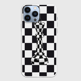 Чехол для iPhone 13 Pro Max с принтом Ферзь в Кировске,  |  | клетки | ферзь | шахматная доска | шахматы