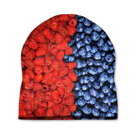 Шапка 3D с принтом Ягодка в Кировске, 100% полиэстер | универсальный размер, печать по всей поверхности изделия | клубника | малина | черника | ягода | ягодка | ягодный