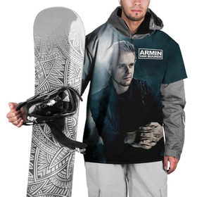 Накидка на куртку 3D с принтом Armin Van Buuren в Кировске, 100% полиэстер |  | addicted | buuren | van | аrmin | армен | бюрен | ван