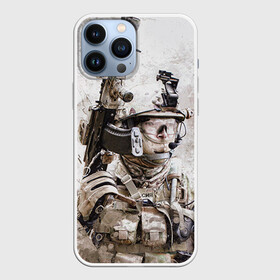 Чехол для iPhone 13 Pro Max с принтом ФСБ Альфа в Кировске,  |  | Тематика изображения на принте: армия | военный | рф | служба | стрелок | структура