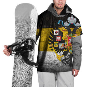 Накидка на куртку 3D с принтом Имперский флаг в Кировске, 100% полиэстер |  | русь