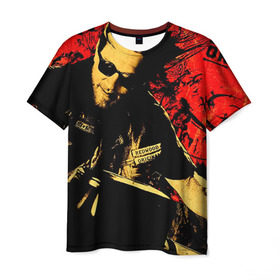 Мужская футболка 3D с принтом Sons Of Anarchy в Кировске, 100% полиэфир | прямой крой, круглый вырез горловины, длина до линии бедер | sons of anarchy | анархии | сыны