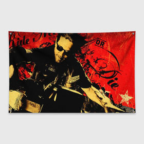 Флаг-баннер с принтом Sons Of Anarchy в Кировске, 100% полиэстер | размер 67 х 109 см, плотность ткани — 95 г/м2; по краям флага есть четыре люверса для крепления | sons of anarchy | анархии | сыны