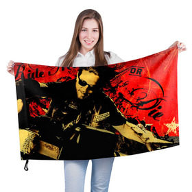 Флаг 3D с принтом Sons Of Anarchy в Кировске, 100% полиэстер | плотность ткани — 95 г/м2, размер — 67 х 109 см. Принт наносится с одной стороны | sons of anarchy | анархии | сыны