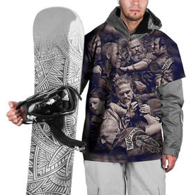Накидка на куртку 3D с принтом Sons Of Anarchy в Кировске, 100% полиэстер |  | sons of anarchy | анархии | сыны