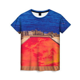 Женская футболка 3D с принтом Red Hot Chili Peppers в Кировске, 100% полиэфир ( синтетическое хлопкоподобное полотно) | прямой крой, круглый вырез горловины, длина до линии бедер | chili | heavy | hot | metal | peppers | red | rhcp | rock | trash | кидис | метал | рок | хеви | энтони