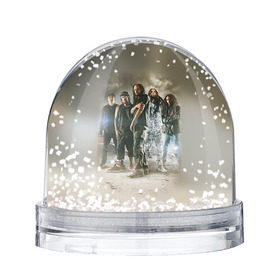 Снежный шар с принтом KoЯn в Кировске, Пластик | Изображение внутри шара печатается на глянцевой фотобумаге с двух сторон | korn | metal | rock | группы | корн | метал | рок