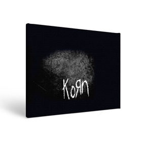 Холст прямоугольный с принтом KoЯn в Кировске, 100% ПВХ |  | korn | metal | rock | группы | корн | метал | рок