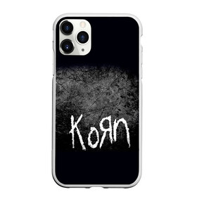 Чехол для iPhone 11 Pro Max матовый с принтом KoЯn в Кировске, Силикон |  | korn | metal | rock | группы | корн | метал | рок