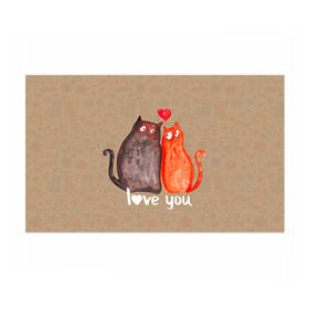 Бумага для упаковки 3D с принтом Влюбленные котики в Кировске, пластик и полированная сталь | круглая форма, металлическое крепление в виде кольца | Тематика изображения на принте: 14 февраля | bear | love | teddy | валентин | влюбленный | киска | кот | котик | любовь | милый | рисунок | сердечко | сердце