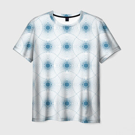 Мужская футболка 3D с принтом Кружево в Кировске, 100% полиэфир | прямой крой, круглый вырез горловины, длина до линии бедер | 