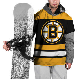 Накидка на куртку 3D с принтом Boston Bruins в Кировске, 100% полиэстер |  | Тематика изображения на принте: boston bruins | hockey | nhl | нхл | спорт | хоккей