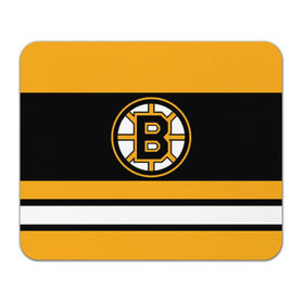 Коврик прямоугольный с принтом Boston Bruins в Кировске, натуральный каучук | размер 230 х 185 мм; запечатка лицевой стороны | Тематика изображения на принте: boston bruins | hockey | nhl | нхл | спорт | хоккей