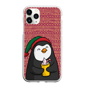 Чехол для iPhone 11 Pro Max матовый с принтом Пингвиня в Кировске, Силикон |  | пингвин