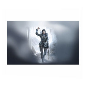 Бумага для упаковки 3D с принтом Rise of the Tomb Raider в Кировске, пластик и полированная сталь | круглая форма, металлическое крепление в виде кольца | rise of the tomb raider | tomb raider | райдер | том райдер