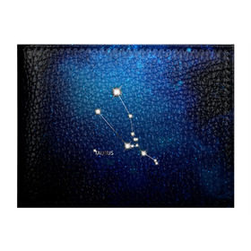 Обложка для студенческого билета с принтом Телец в Кировске, натуральная кожа | Размер: 11*8 см; Печать на всей внешней стороне | звезда | звезды | знак зодиака | космос | созвездие | телец