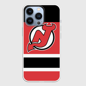 Чехол для iPhone 13 Pro с принтом New Jersey Devils в Кировске,  |  | Тематика изображения на принте: hockey | new jersey devils | nhl | нхл | спорт | хоккей