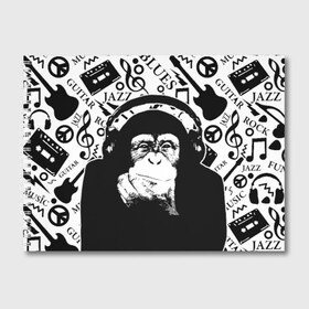 Альбом для рисования с принтом Шимпанзе в наушниках в Кировске, 100% бумага
 | матовая бумага, плотность 200 мг. | Тематика изображения на принте: джаз | музыка | обезьяна | рок | шимпанзе в наущниках