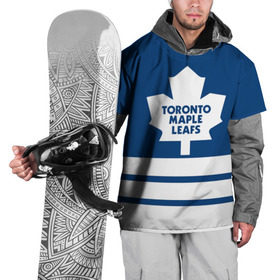 Накидка на куртку 3D с принтом Toronto Maple Leafs в Кировске, 100% полиэстер |  | hockey | nhl | toronto maple leafs | нхл | хоккей