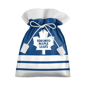 Подарочный 3D мешок с принтом Toronto Maple Leafs в Кировске, 100% полиэстер | Размер: 29*39 см | hockey | nhl | toronto maple leafs | нхл | хоккей