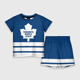 Детский костюм с шортами 3D с принтом Toronto Maple Leafs в Кировске,  |  | hockey | nhl | toronto maple leafs | нхл | хоккей