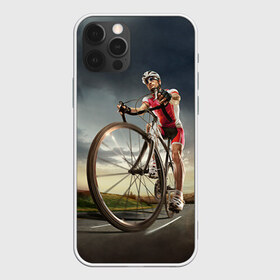Чехол для iPhone 12 Pro Max с принтом Велогонщик в Кировске, Силикон |  | extreme | вело | велосипед | шоссейный велосипед | экстрим