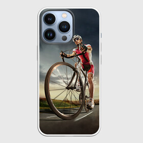 Чехол для iPhone 13 Pro с принтом Велогонщик в Кировске,  |  | extreme | вело | велосипед | шоссейный велосипед | экстрим