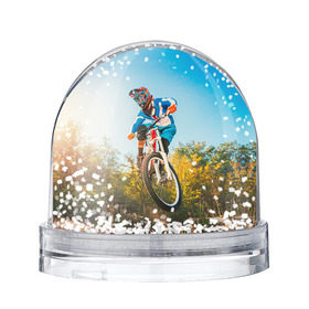Снежный шар с принтом МТБ в Кировске, Пластик | Изображение внутри шара печатается на глянцевой фотобумаге с двух сторон | extreme | вело | велосипед | маунтинбайк | мтб | экстрим
