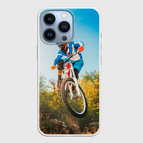 Чехол для iPhone 13 Pro с принтом МТБ в Кировске,  |  | extreme | вело | велосипед | маунтинбайк | мтб | экстрим