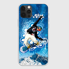 Чехол для iPhone 12 Pro Max с принтом Экстрим в Кировске, Силикон |  | Тематика изображения на принте: extreme | snowboard | сноуборд | сноубордист | спорт | экстрим