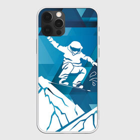 Чехол для iPhone 12 Pro Max с принтом Горы и сноубордист в Кировске, Силикон |  | Тематика изображения на принте: extreme | snowboard | сноуборд | сноубордист | экстрим