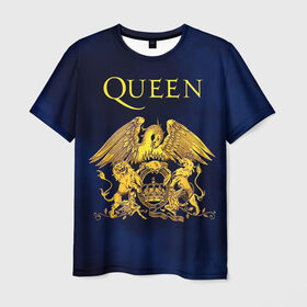 Мужская футболка 3D с принтом Группа Queen в Кировске, 100% полиэфир | прямой крой, круглый вырез горловины, длина до линии бедер | freddie | heavy | mercury | metal | queen | rock | квин | куин | меркури | меркюри | метал | рок | фредди меркьюри | фреди | хэви