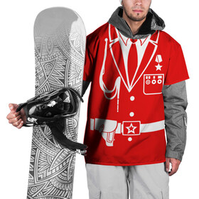 Накидка на куртку 3D с принтом Мундир в Кировске, 100% полиэстер |  | 23 февраля | армия | защитник | муднир | мужской праздник | мужчине | одежда | отечества | подарок