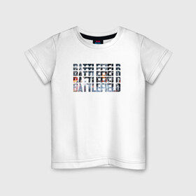 Детская футболка хлопок с принтом Battlefield в Кировске, 100% хлопок | круглый вырез горловины, полуприлегающий силуэт, длина до линии бедер | 1 | 2 | 3 | batlefield | батлфилд | баттлфилд