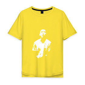 Мужская футболка хлопок Oversize с принтом Скриптонит в Кировске, 100% хлопок | свободный крой, круглый ворот, “спинка” длиннее передней части | баста