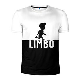 Мужская футболка 3D спортивная с принтом Limbo в Кировске, 100% полиэстер с улучшенными характеристиками | приталенный силуэт, круглая горловина, широкие плечи, сужается к линии бедра | Тематика изображения на принте: limbo | игра | лимбо | мальчик