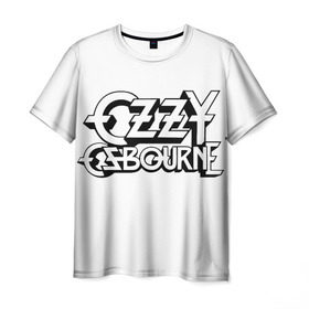Мужская футболка 3D с принтом Ozzy Osbourne в Кировске, 100% полиэфир | прямой крой, круглый вырез горловины, длина до линии бедер | ozzy rock