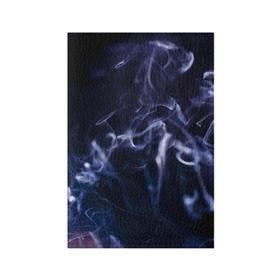 Обложка для паспорта матовая кожа с принтом Синий дым в Кировске, натуральная матовая кожа | размер 19,3 х 13,7 см; прозрачные пластиковые крепления | Тематика изображения на принте: темный