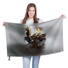 Флаг 3D с принтом Сестры битвы в Кировске, 100% полиэстер | плотность ткани — 95 г/м2, размер — 67 х 109 см. Принт наносится с одной стороны | 40000 | 40k | adepta sororitas | warhammer | вархаммер | ваха | сестры битвы