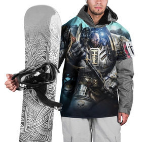 Накидка на куртку 3D с принтом Серый рыцарь в Кировске, 100% полиэстер |  | Тематика изображения на принте: 40000 | 40k | grey knight | warhammer | вархаммер | ваха | серый рыцарь