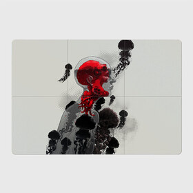 Магнитный плакат 3Х2 с принтом Человеко-Медуза в Кировске, Полимерный материал с магнитным слоем | 6 деталей размером 9*9 см | Тематика изображения на принте: амфибия | медуза | море | океан | подводный мир | человек амфибия